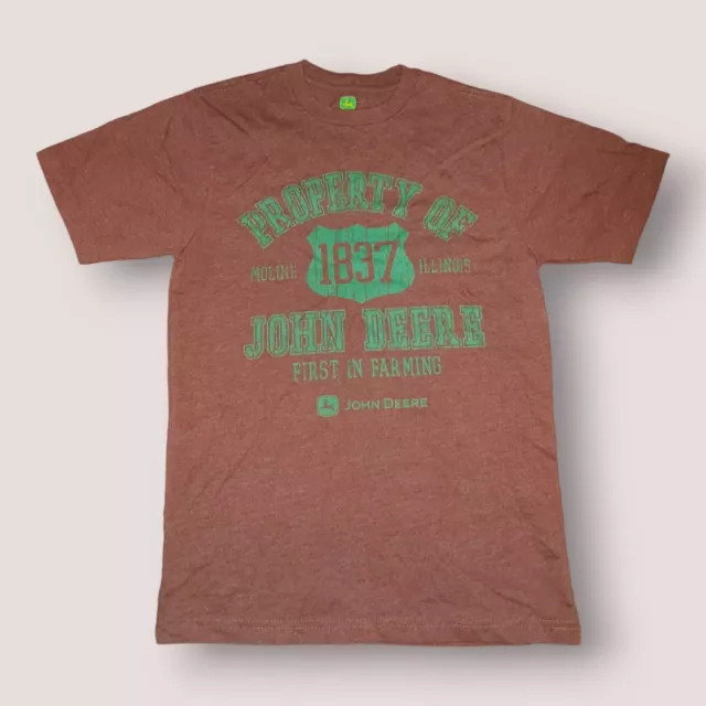 John Deere 'Property Of John Deere Moline Illinois' T-Shirt 100% Cotton [S]