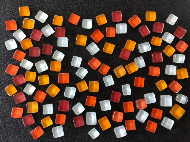 NEU*** Mosaiksteine 100 Stück ca. 10 x 10 mm Glassteine