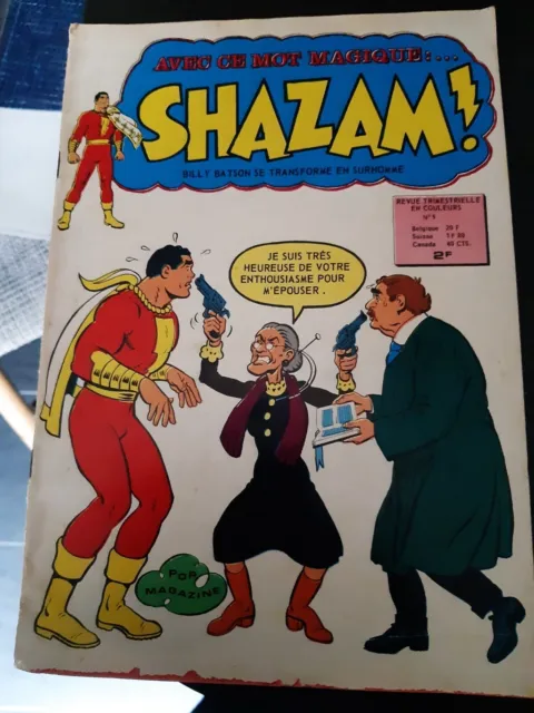 ARTIMA   Pop Magazine  Comics   SHAZAM    N°9 1976