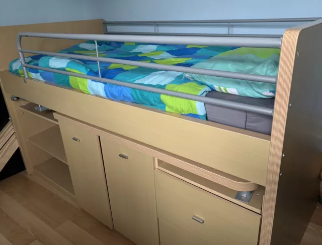 DREAMS HAMPSHIRE CABIN Bed Mid Sleeper Desk Chair Collection Only