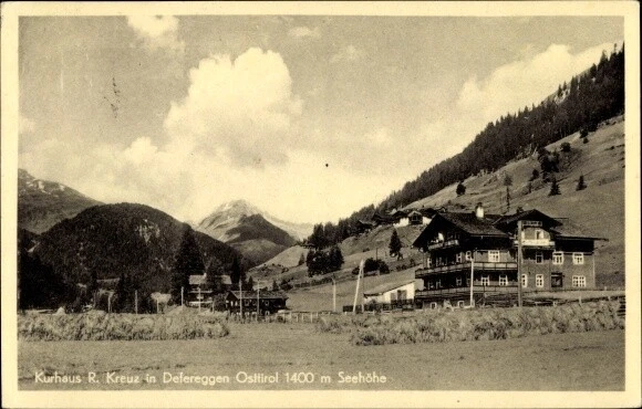 Ak Defereggental in Tirol, Kurhaus R. Kreuz - 3714090