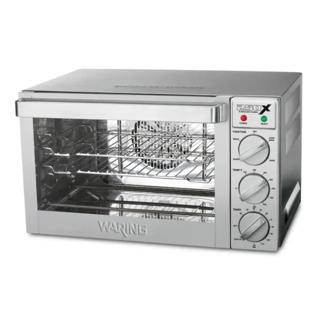 Cooking Performance Group FEC-200-DK Double Deck Standard Depth Full Size  Electric Convection Oven - 240V, 1 Phase, 22 kW