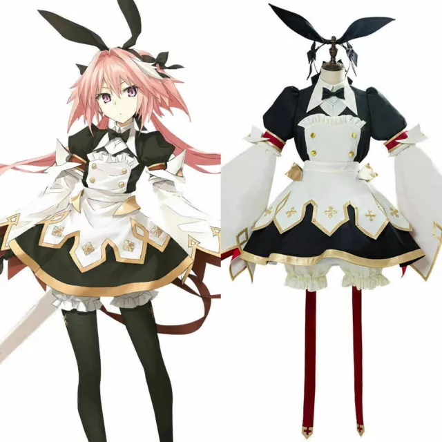 FATE/GRAND ORDER SABER Astolfo Cosplay Costume Halloween Outfit Uniform ...