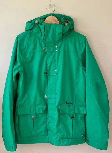 Burton Women’s Size Medium Green Chopper Jacket Ski Snowboarding Coat