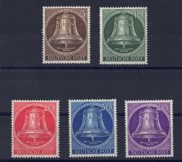 Berlin Glocke Mitte Nr. 101-105 postfrisch. Mi. 80 EUR.