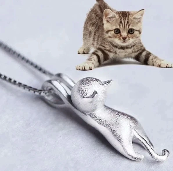 Collier Fantaisie Pendentif Tasse Métal Argenté Pour Femme