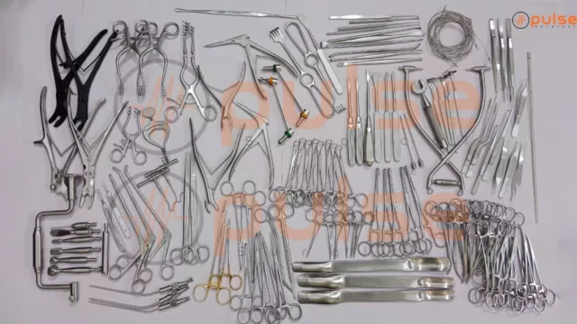 Craniotomy Set 133 PCs For Neuro Surgery Stainless Steel Instruments