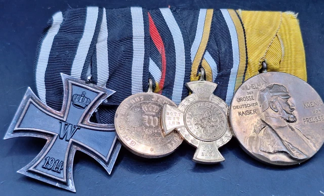 4ER ORDENSSPANGE EISERNE Kreuz Orden 1870/71 Königgrätz 1866