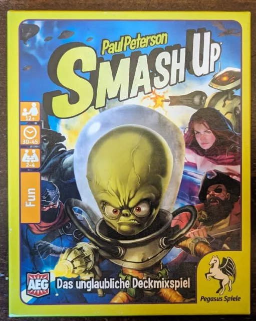 Smash Up - das unglaubliche Deckmixspiel - Paul Peterson - Pegasus - wie neu