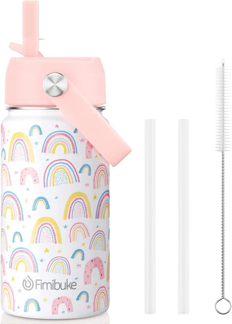 Kids Insulated Water Bottle - 14Oz BPA-FREE 18/8 Stainless Steel Travel Tumbler
