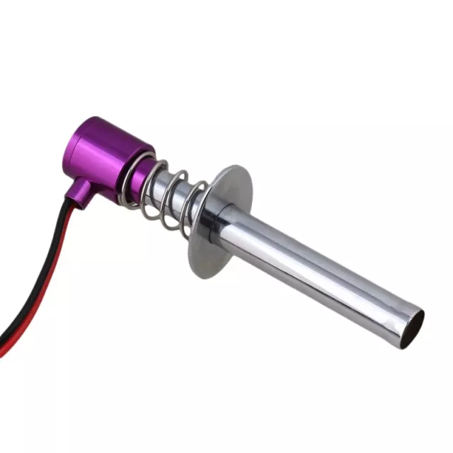 1X(Glow Plug Igniter Upgraded 6V -24V Electronic for Nitro RC Car Purple U6J2) 2