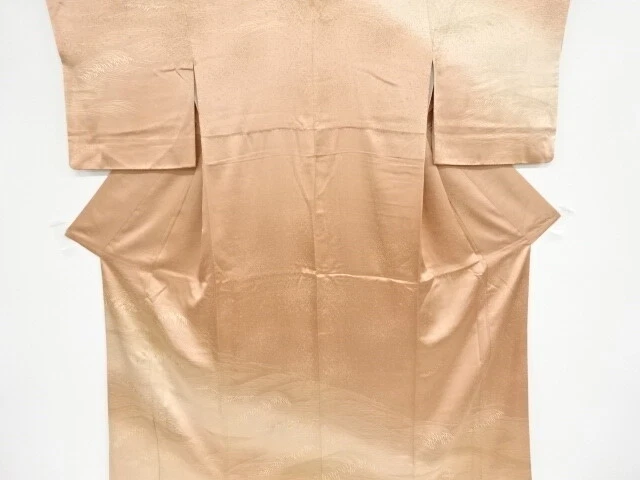 42298# Japanese Kimono / Antique Kimono / Embroidery / Wave