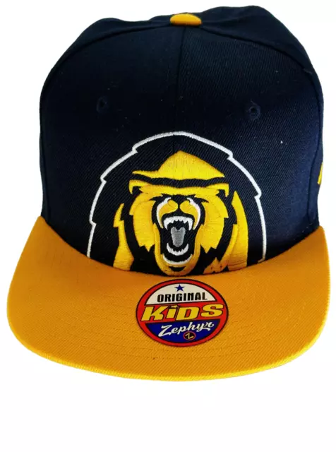 Zephyr Bambini California D'Oro Bears Snapback Regolabile Cappello Navy & Giallo