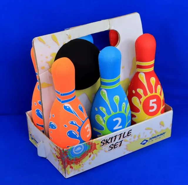 7 tlg. SCHILDKRÖT Kegelspiel Kegel-Set SKITTLE SET fun sports Neopren