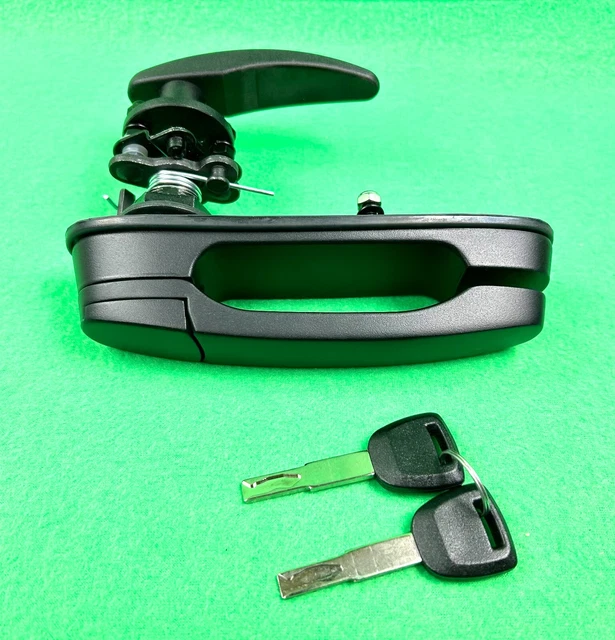 REAR GLASS WINDOW Locking Cast Metal Handle fit Flexiglass FlexiEdge