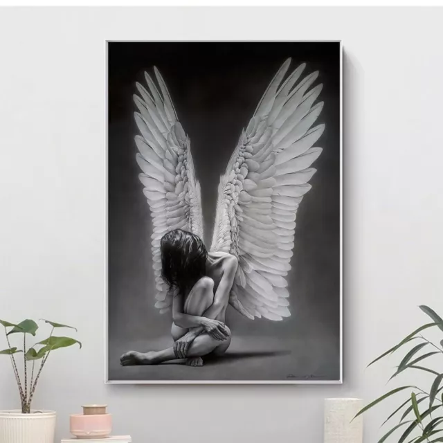 Beauty Angel Girl Poster Canvas Painting Wall Art Home Decor Pictures Prints