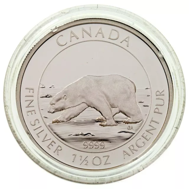 2013 Canada Dollar Polar Ours Preuve Pièce Argent W / Boîte & COA