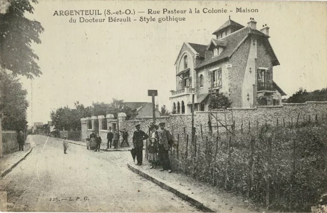 CPA - Argenteuil - Rue Pasteur à la Colonie