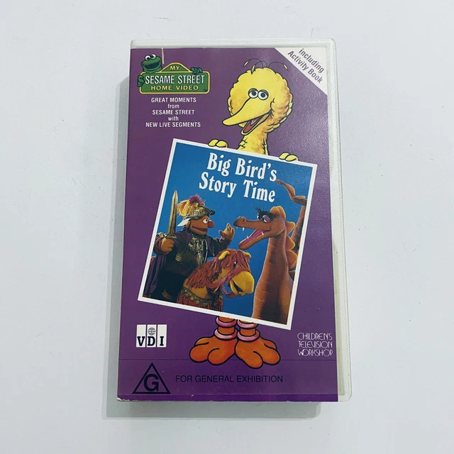 SESAME STREET VHS Big Bird’s Story Time (VHS, 1992) My Sesame Street