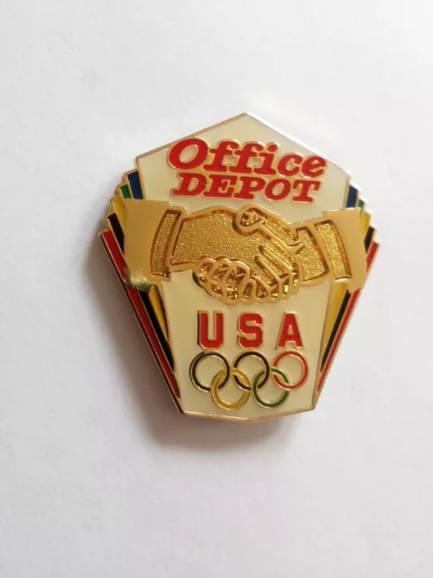 Pin's Office Dépôt JO USA , Sponsor Jeux Olympiques , Olympic Games