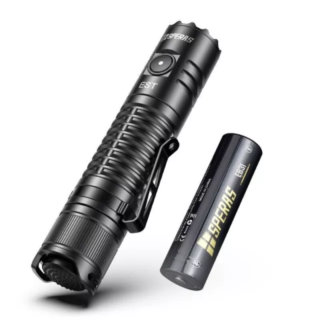 High Perfomance 1900 Lumen USB Tactical LED Speras Torch Was $89.00 Now $69.00