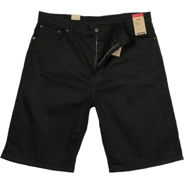 Levis Mens 569 Loose Straight Shorts Size 38-46 Black Stretch Stylish & Casual 2