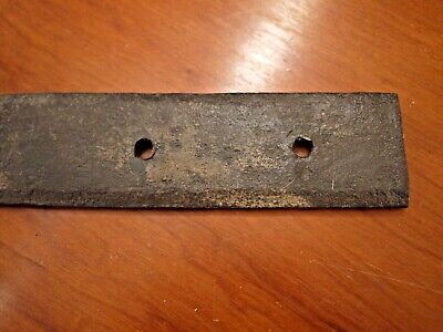 Nice French 18th-19th antique Wrought Iron Pintle Hinge probably shutters 16.5" 3