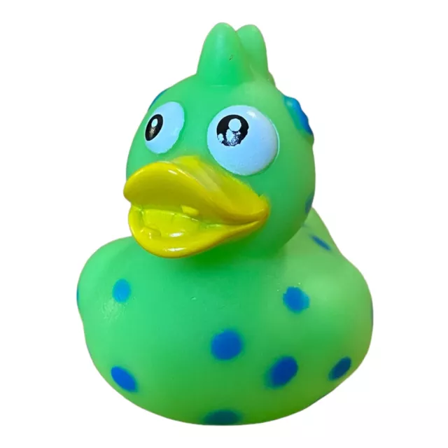 Mountain Man Treasure Rubber Duck Reseller Duck - Green Spotted Sea Monster Duck