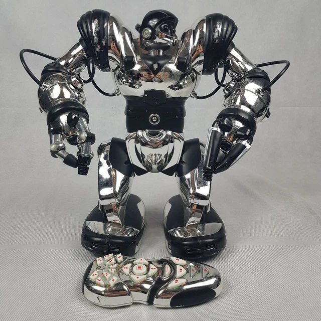 ROBOT TELECOMMANDE WOWWEE Robosapien argent chrome edition limitee. Telecommande Inc EUR 48 19 PicClick FR