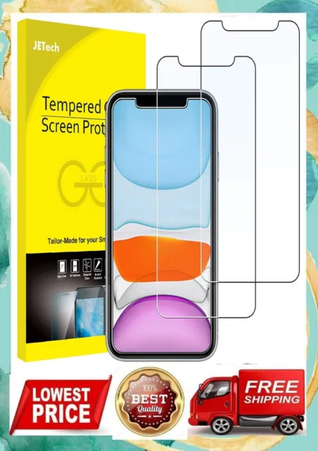 JETECH SCREEN PROTECTOR for iPhone 12/12 Pro 6.1-Inch, Tempered Glass Film,  2-Pa $12.74 - PicClick AU