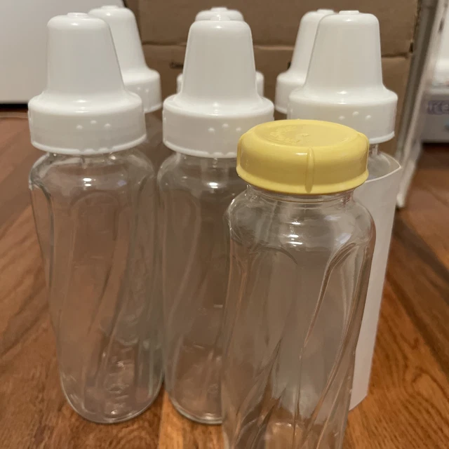 7 EVENFLO CLASSIC Glass Bottles (8oz)+ Bottles + Nipple Covers 15.00
