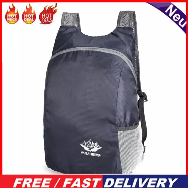 Foldable Backpack Outdoor Travel Waterproof Hiking Daypacks (Navy Blue)