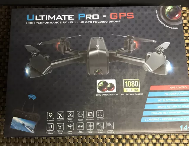 X ULTIMATE PRO DRONE with HD Camera 2 Batteries 89.99 PicClick UK