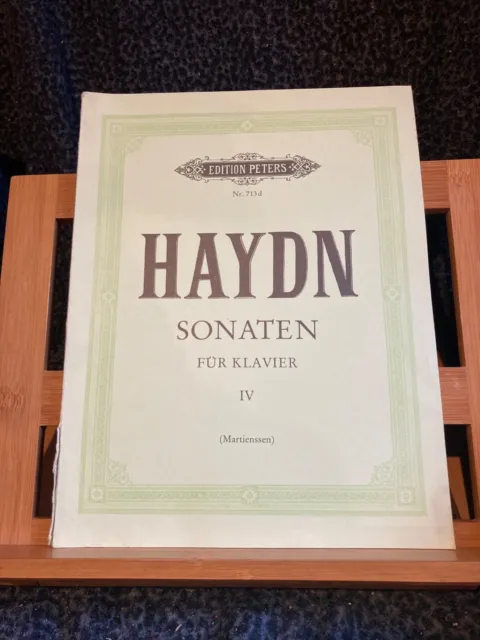 Joseph Haydn Sonates pour piano volume IV Martienssen partition ed Peters n°713d