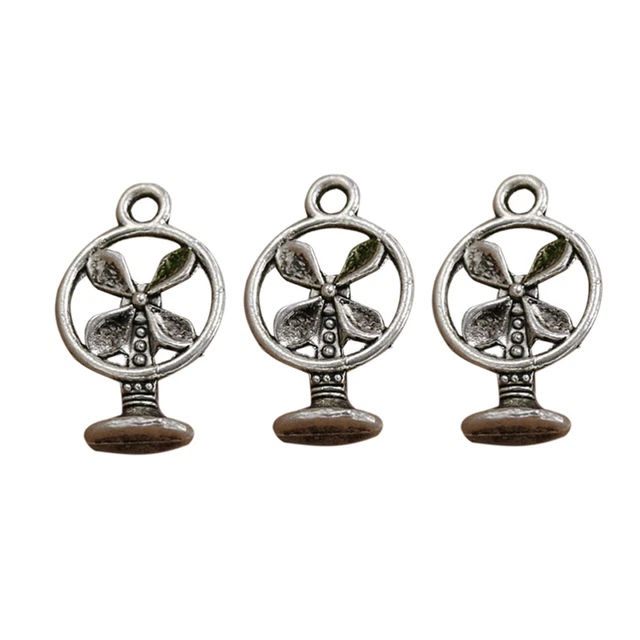20 Pcs DIY Pendant Charms Jewelry Making Pendants Electric Fan