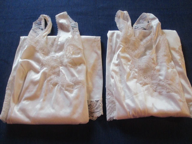 Nuisette Bélinda Vintage – 100% Nylon, Dorée, Taille 46, Antistatique, France