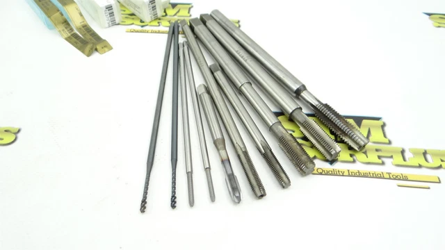 10 New & Used Hss Extension & Pulley Taps #4-40Nc To 3/8"-20 Winter Osg