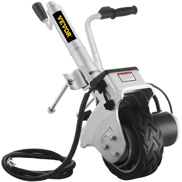 VEVOR Roue Jockey 12V 350W pour Remorque 2270Kg Électrique Motorisé Manutention