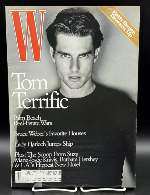 W Magazine January 1997 Tom Cruise Luxury Fashion Celebrity Culture Film