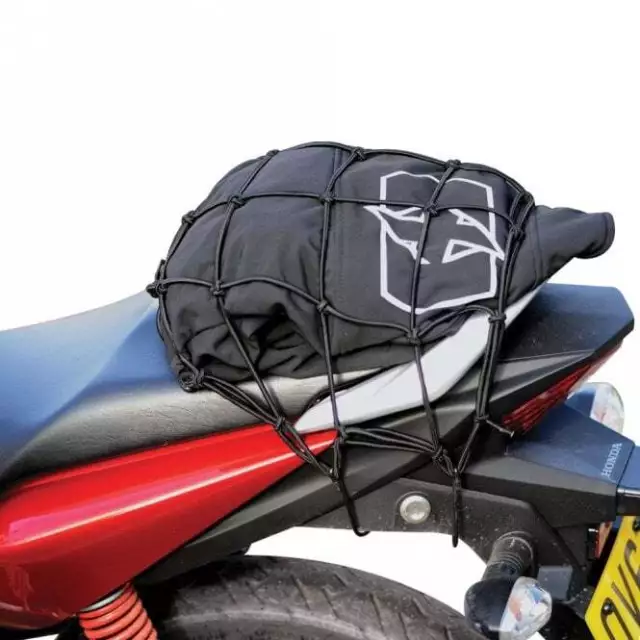 Oxford Motorcycle Luggage 30cm x 30cm Cargo Net - Black (OX663)