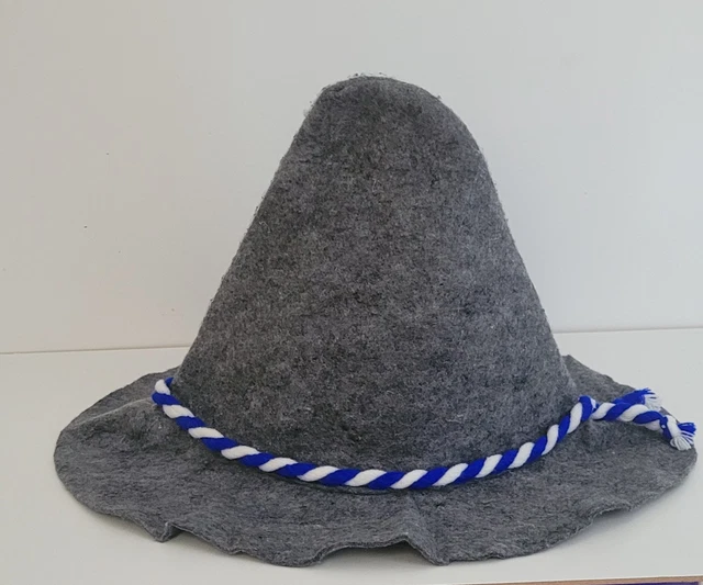 6x Seppelhut Bayern Mit Rot-weißer Kordel – Für Oktoberfest & Kostümparty | Ca. 33 Cm Hoch