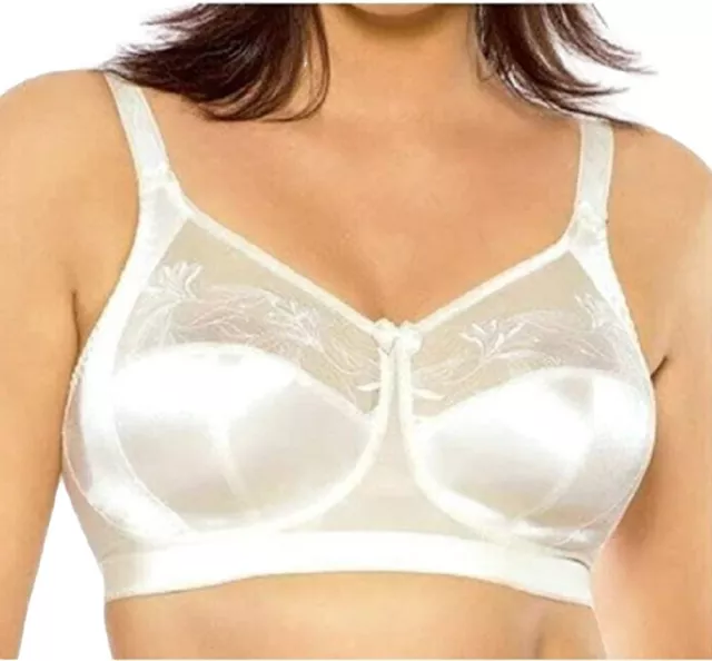 Women Full cup Bra Large bust Minimiser Bras Wireless Unpadded Comfort  Underwear