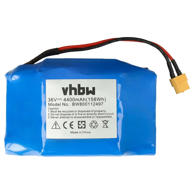 BATTERIE REMPLACE JETECH JTBC20009 JTBC201 4400mAh 36V Liion EUR 94