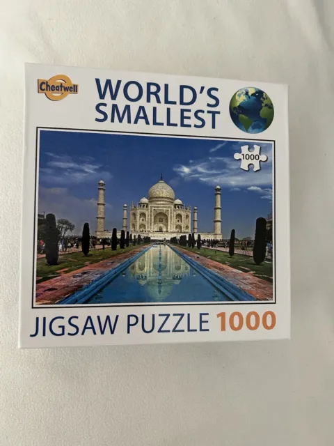 Brand New and unopened 1000 piece Worlds Smallest Taj Mahal Jigsaw puzzle