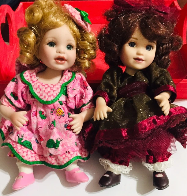Marie Osmond 6” Porcelain Dolls Lot Of 2 Girls 2008