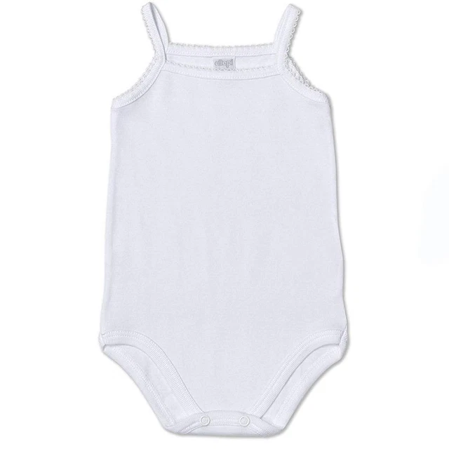 (3pack) Body 100% Coton Léger Nouveau Née ELLEPI Épaule Étroite