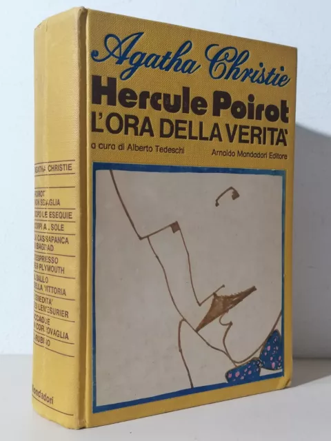 Hercule Poirot L'Ora Della Verità Libro Agatha Christie Mondadori Omnibus Gialli