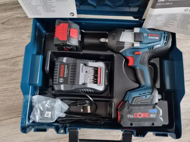 Bosch GDS 18V-1000 C BITURBO 18v Brushless 1/2" Impact Wrench 2 x 5.5ah Li-ion P