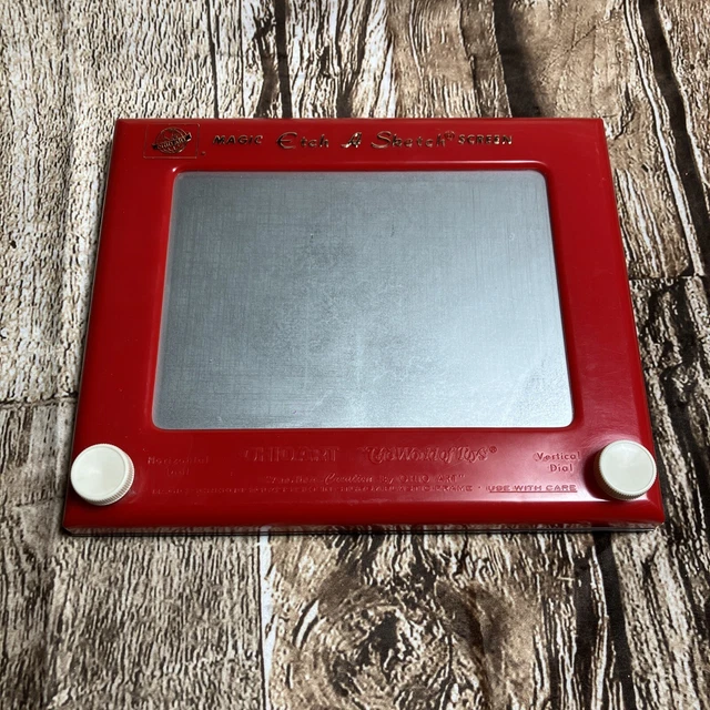 VINTAGE ETCH A Sketch Magic Screen No. 505 Ohio Art. - Works Great Free