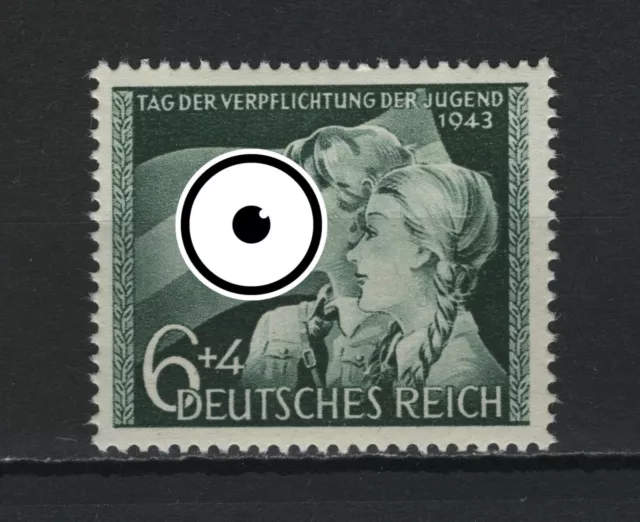 1943 Deutsches Reich 843 ** postfrisch Marken zur Auswahl